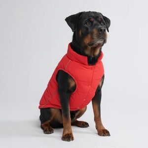 NWT SparkPaws WarmShield Water-Resistant Jacket Red 4XL B20